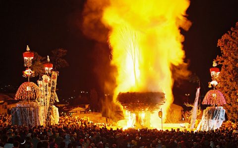 Nozawa Onsen Fire Festival